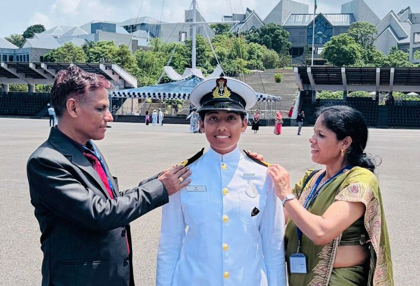 Punjabi University Staffer’s Daughter Commissioned as Sub-Lieutenant