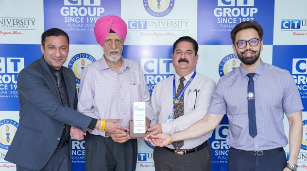 CT University Receives Excellence in Career Transformation Award at Zee Punjab Haryana Himachal Education Excellence Conclave 2026