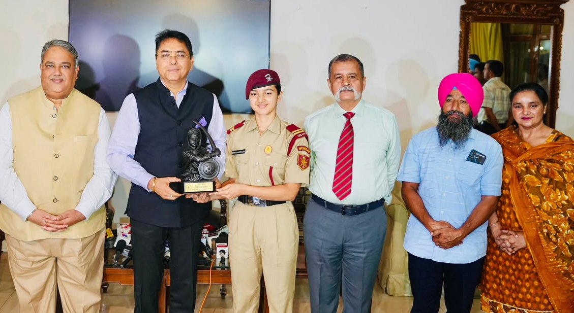 Punjab Cadets Make Mark in NDA and Air Force Academy Rankings; Aman Arora Felicitates Achiever