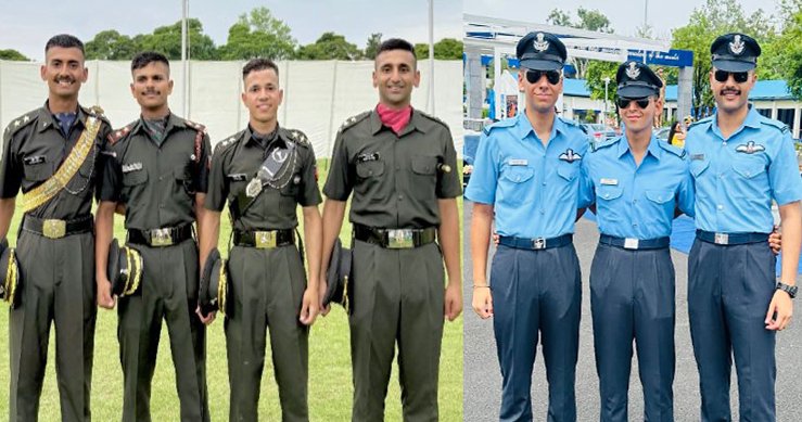 Seven MRSAFPI Cadets Commissioned as Officers in Army and Air Force