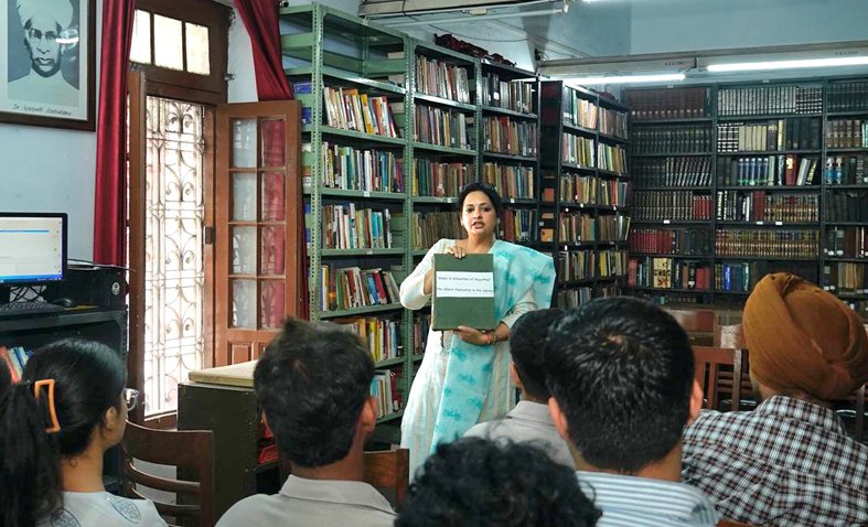 Lajpat Rai Library Conducts User Orientation Programme for Freshers